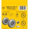CMK 1/48 Baltimore Mk.I-V Wheels - for Special Hobby kits