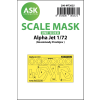 1/72 Alpha Jet one-sided painting mask for KPM Prostejov