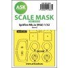 1/32 Spitfire Mk.Ia (mid) one-sided express fit and self adhesive mask for Kotare