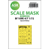 1/72 Bf 109E-4/7 one-sided painting mask for Special Hobby