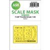 1/48 F-84F Thunderstreake one-sided express fit mask for Kinetic