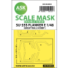 1/48 Su-35S Flanker E double-sided painting mask for Great Wall Hobby
