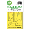 1/32 P-51D Mustang double-sided fit mask for Tamiya