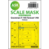 1/48 F-14A Tomcat double-sided painting mask for Tamiya