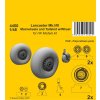 1/48 Lancaster Mk.I/III Mainwheels and Tailwheel w/Leg