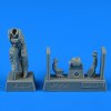 1/48 Modern Russian Fighter Pilor for Su-57 for ZVEZDA kit
