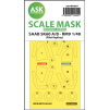 1/48 SAAB SK60 double-sided mask self-adhesive, pre-cutted for Pilot-Replicas