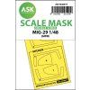 1/48 MiG-29 double-sided painting mask for Great Wall Hobby