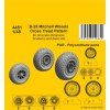 1/48 B-25 Mitchell Wheels/ Cross Tread Pattern