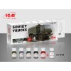 ICM Soviet trucks - acrylic paint set 
6 bottles х 12 ml