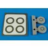 1/72 F6F Hellcat wheels & paint masks  (type A)