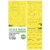 1/32 Avro Lancaster B Mk.I/III express self adhesive masks for Border Model