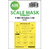 1/48 F-86F-40 Sabre one-sided mask for Airfix