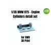 1/35 BMW R75 - Engine Cylinders detail set recommended for GWH