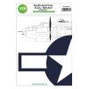 1/32 N.A. B-25J Mitchell stencils