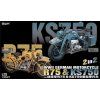 1/35 WWII German Motorcycle BMW R75& Zündapp KS750