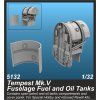 1/32 Tempest Mk.V Fuselage Fuel and Oil Tanks
