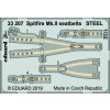 Spitfire Mk.II seatbelts STEEL  1/32 recommended for REVELL