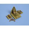 1/72 F6F-3/5 Hellcat cockpit set - ACADEMY