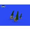 P-51B/C wheels cross tread 1/48 recommended for EDUARD