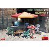 1/35 STREET FURNITURE WITH ELECTRONICS & UMBRELLA - Miniart