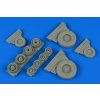 1/48 F-14A Tomcat weighted wheels - TAMIYA