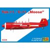 Plastikový model letadla 1/72 Yak-11 / C-11 "Moose" 5 decal v. for NDR