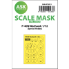 1/72 P-40 N Warhawk one-sided painting mask for Special Hobby