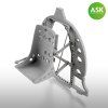 1/48 A6M Bulkhead with Seat in MIDDLE position - ASK 3D Print rec. for Eduard