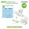 1/48 P-40E Warhawk / Kittyhawk seat belts - 3D printed decals by ASK