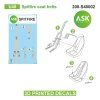1/48 Spitfire seat belts - 3D printed decals by ASK