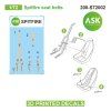 1/72 Spitfire seat belts - 3D printed decals by ASK