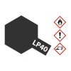 Tamiya 82140 LP-40 Metallic Black 10 ml