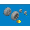 P-40N wheels cross tread 1/48 recommended for EDUARD