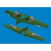 P-40N gun bays (6 guns) PRINT 1/48 recommended for EDUARD