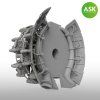 1/72 Sakae engine incl. exhausts and the open cowlings - exclusiv 3D print