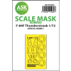 1/72 F-84F Thunderstreak one-sided express fit mask for Special Hobby