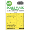 1/48 F-16C double-sided painting mask for Tamiya