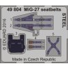 1/48 MiG-27 seatbelts STEEL for TRUMPETER kit