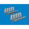 Mosquito exhaust stacks PRINT 1/48 recommended for TAMIYA - Eduard 1