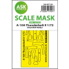 1/72 A-10A Thunderbolt II one-sided fit express mask for GWH