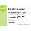 Dárkový voucher v hodnotě 300 Kč