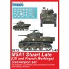 1/48 M5A1 Stuart Late (US Army) Conversion set/ for Tamiya kit