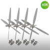1/48 B-29 propeller set of 4 pc. and exhausts for Revell / Monogram