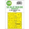 1/72 F-14D double-sided fit express mask for Tamiya