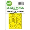 1/48 Fw 190D one-sided express fit mask for MINIART
