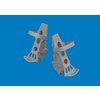 Bf 109G-5/6 rudder pedals PRINT 1/24 recommended for AIRFIX