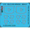 MiG-21 PFM / MF/ R / bis canopy seal SPACE 1/72 recommended for EDUARD