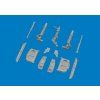 MiG-21F undercarriage legs PRINT 1/48 recommended for EDUARD