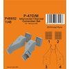 P-47D/M Intercooler Channel Correction Set 1/48 / for Tamiya kits